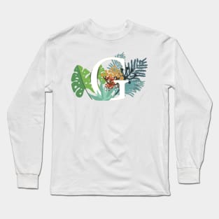 Plant Letter G Long Sleeve T-Shirt